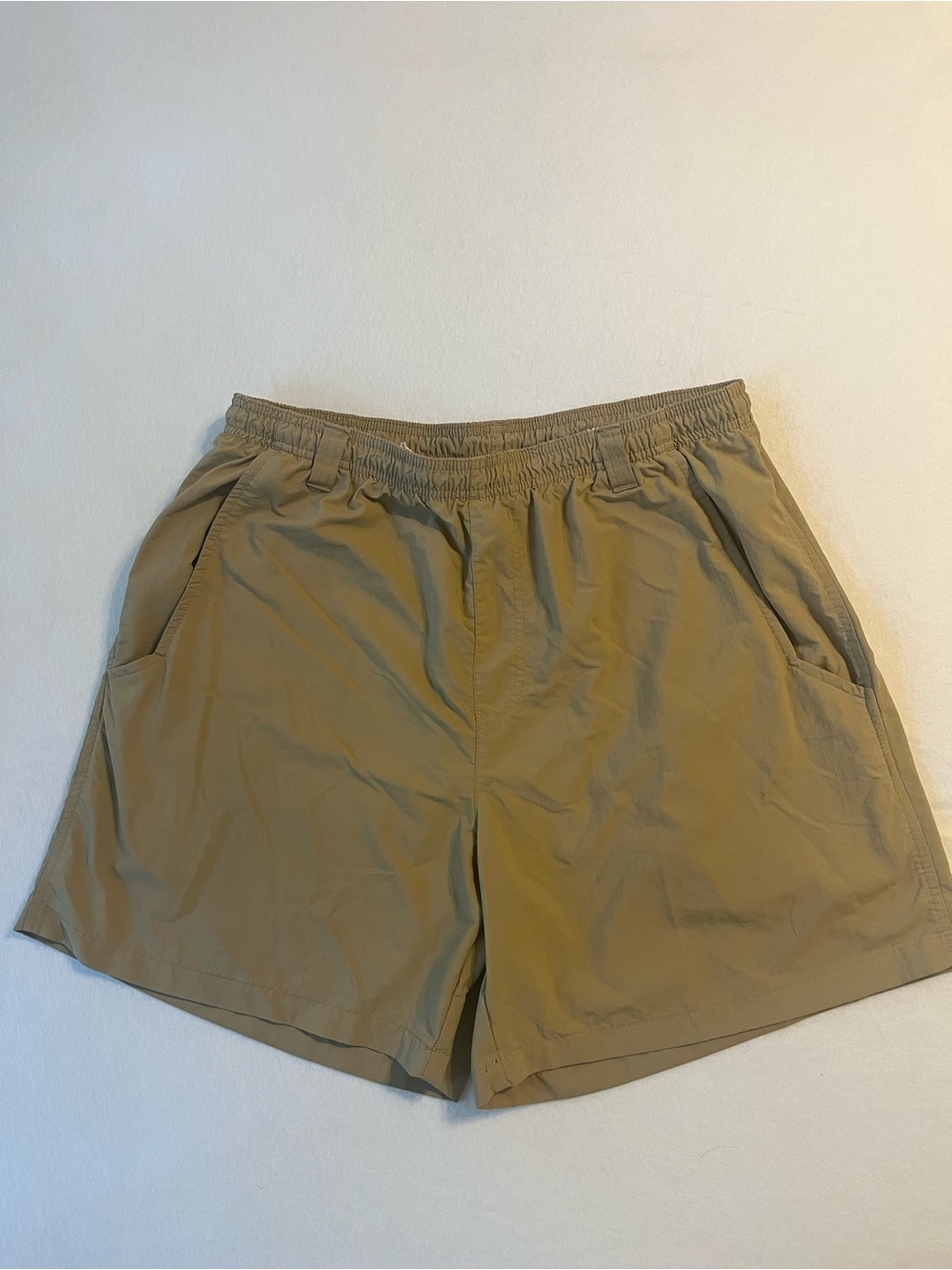 Columbia PFG Men's Swim Athletic Shorts in Khaki